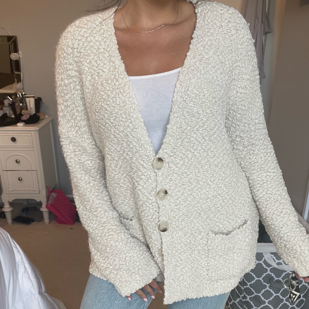 Windsor fuzzy cardigan